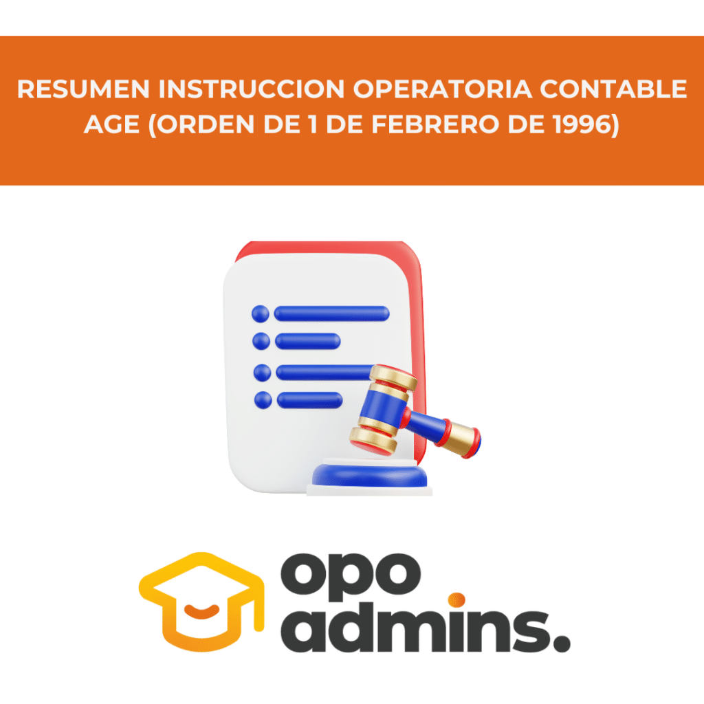 Resumen Instruccion Operatoria Contable AGE (Orden de 1 de febrero de 1996)